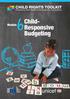 Module 6: Child-Responsive Budgeting CONTENTS