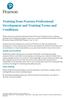 Training from Pearson Professional Development and Training Terms and Conditions