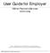 User Guide for Employer