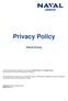 Privacy Policy. Naval Group