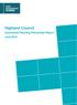 Highland Council. Community Planning Partnership Report June 2016