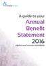 Annual Benefit Statement 2016