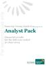 For personal use only. Suncorp Group Limited ABN Analyst Pack