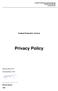 Privacy Policy. Football Federation Victoria. Effective March Amended March Mitchell Murphy CEO