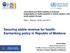 Securing stable revenue for health: Earmarking policy in Republic of Moldova