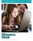 A report from. April Women s Work. The economic mobility of women across a generation