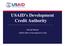 USAID s Development Credit Authority. Michael Metzler USAID Office of Development Credit