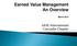Earned Value Management An Overview March 2014