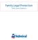 Family Legal Protection. Terms and Conditions