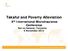 Takaful and Poverty Alleviation. 8 th International Microinsurance Conference Dar es Salaam, Tanzania 8 November 2012