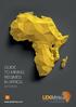 GUIDE TO MINING REGIMES IN AFRICA.