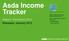 Asda Income Tracker. Report: December 2012 Released: January Centre for Economics and Business Research ltd