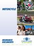MOTORCYCLE INSURANCE DOCUMENTS