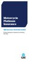 Motorcycle Platinum Insurance QBE Insurance (Australia) Limited