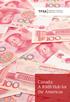 Canada: A RMB Hub for the Americas