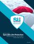 Applicaaon for Insurance. Specialty Life Protection Offered by Specialty Life Insurance Underwritten by ivari SLI-SLP 0817