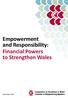 Empowerment and Responsibility: Financial Powers to Strengthen Wales