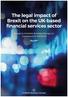 Contents. 1. Introduction to this report Executive summary Legal framework for the UK financial services sector...