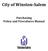 City of Winston-Salem. Purchasing Policy and Procedures Manual