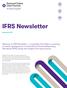 IFRS Newsletter. September 2017