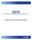 Historical Financial Report