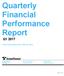 Quarterly Financial Performance Report Q1 2017