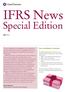 IFRS News. Special Edition. New consolidations standards. June 2011