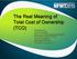The Real Meaning of Total Cost of Ownership (TCO)