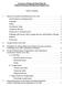 Overview of Phase III Final Rule for Federal Physician Self-Referral (Stark) Law. Table of Contents