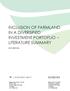 INCLUSION OF FARMLAND IN A DIVERSIFIED INVESTMENT PORTOFLIO LITERATURE SUMMARY