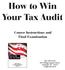 How to Win Your Tax Audit