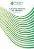 Cultivating Flexibility and Resilience ANNUAL REPORT 2017