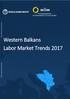 Western Balkans Labor Market Trends 2017