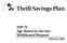 Thrift Savings Plan. TSP-75 Age-Based In-Service Withdrawal Request