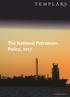 The National Petroleum Policy, 2017
