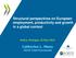 Structural perspectives on European employment, productivity and growth in a global context Sintra, Portugal, 23 May 2015
