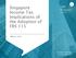 Singapore Income Tax Implications of the Adoption of FRS 115