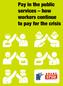 Pay in the public services how workers continue to pay for the crisis