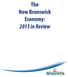 The New Brunswick Economy: 2013 in Review