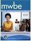 mwbe Minority- and Women-Owned Business Enterprise