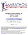 Marathon Retirement Planning, Inc. 18 Crow Canyon Court, Suite 240 San Ramon, CA Phone: