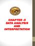 CHAPTER -5 DATA ANALYSIS AND INTERPRETATION
