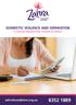 DOMESTIC VIOLENCE AND SEPARATION A Financial Empowerment Checklist for Women