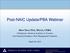 Post-NAIC Update/PBA Webinar