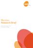 Member Research Brief. Research to support the investment strategy