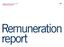 ANNUAL REPORT VALORA 2015 REMUNERATION REPORT. Remuneration report