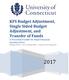 KFS Budget Adjustment, Single Sided Budget Adjustment, and Transfer of Funds A Procedural Guide for Kuali Financial Systems edocs Budget Office /