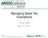 Managing Sales Tax Exemptions