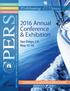 2016 Annual Conference & Exhibition