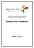 Transform Multi Academy Trust. Finance Policy Handbook